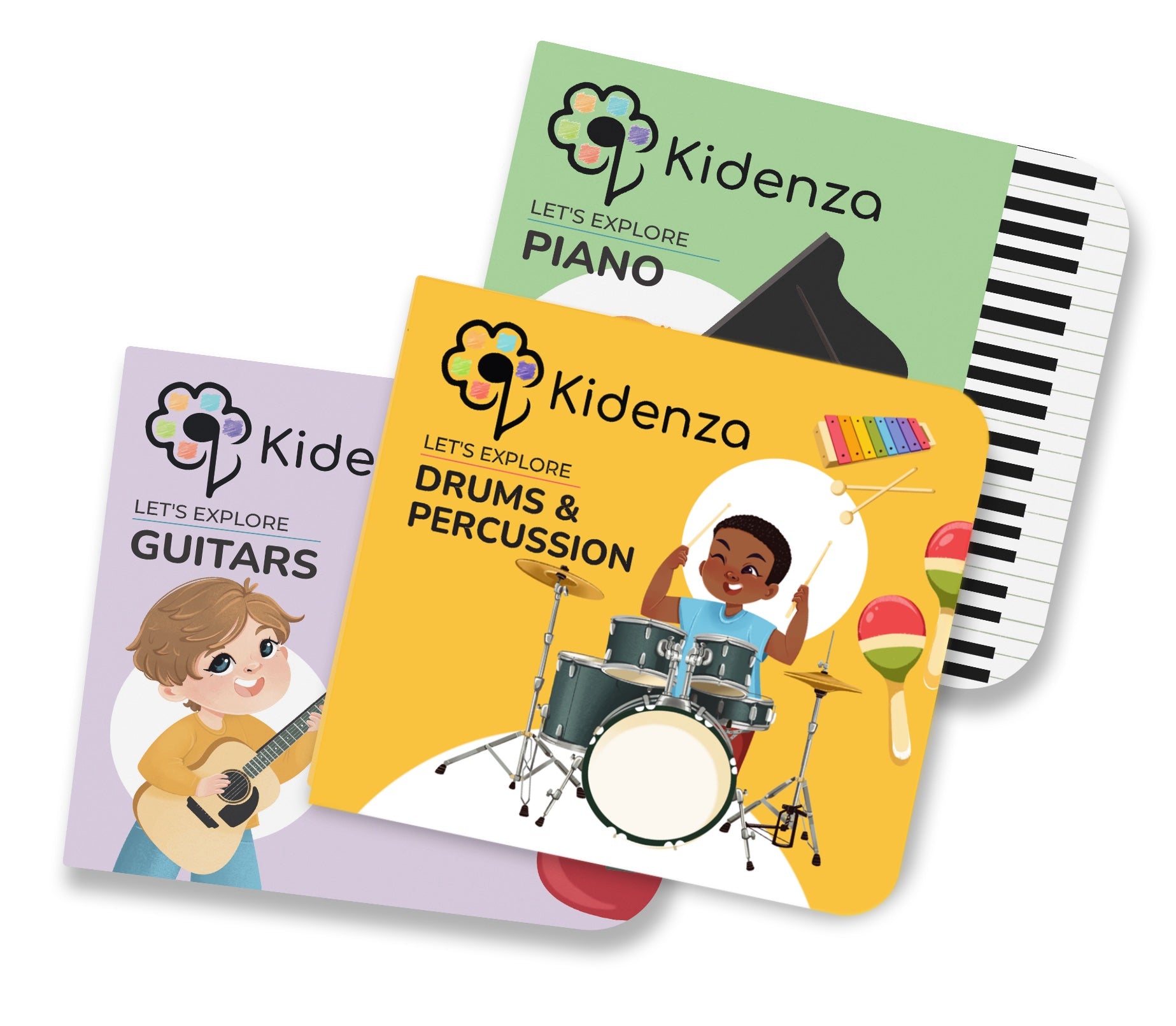 Guitar, Piano and Drums bundle – Kidenza